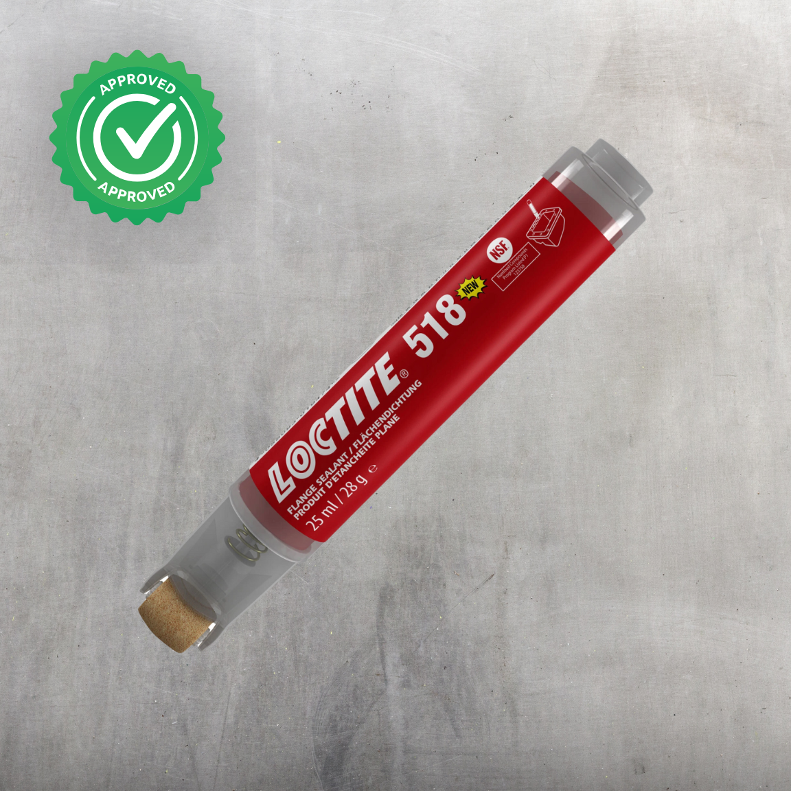 LOCTITE® 518 Sellante para Juntas | Gel de curado rápido para metales activos, baja-mediana resistencia