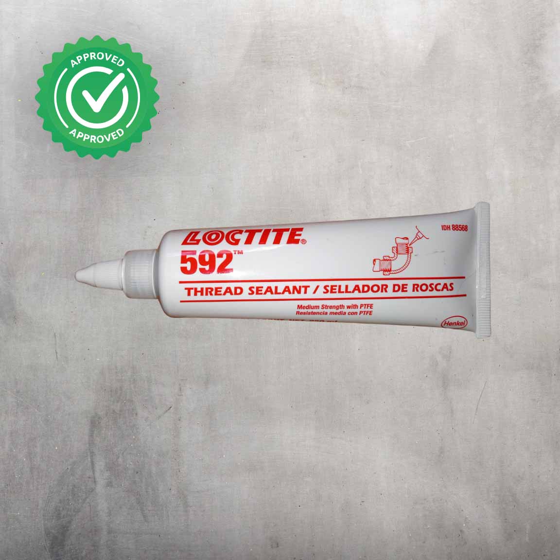 LOCTITE 592 sellador de roscas en pasta para tuberías metálicas resistente a altas temperaturas
