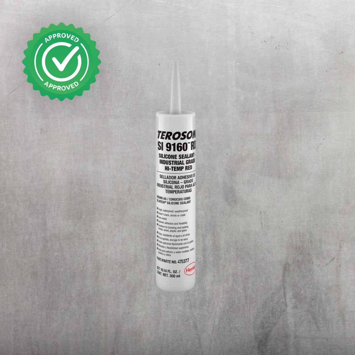 Sellador de Silicón Antiescurrimiento para Aplicaciones Verticales y Horizontales