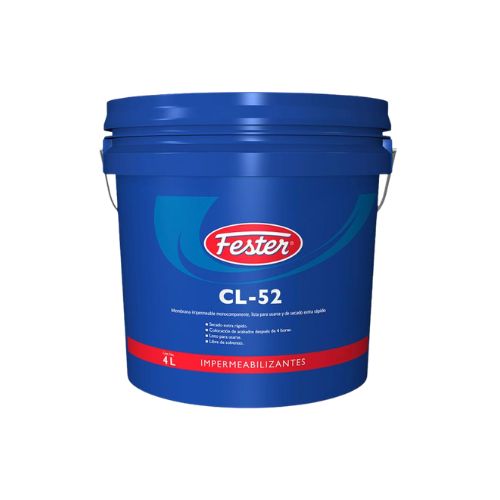 Fester CL-52 | Membrana Impermeable de Secado Rápido | Galón 4 lts