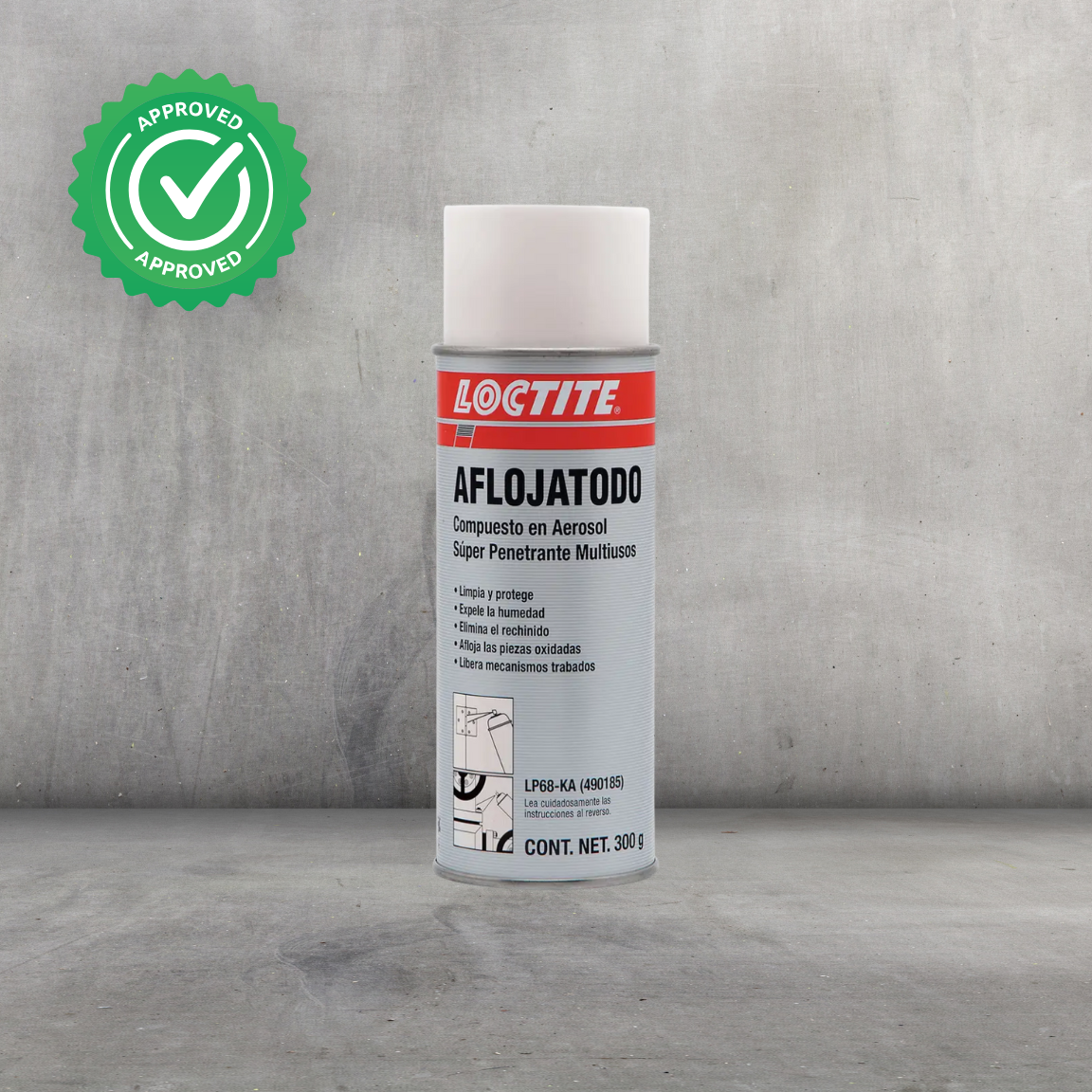 LOCTITE Aflojatodo LP68-KA aceite penetrante en aerosol para piezas oxidadas y corroídas