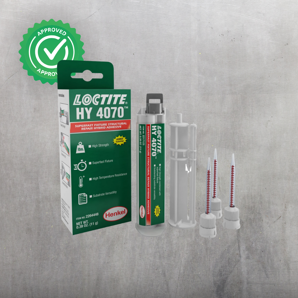 LOCTITE® HY 4070 Adhesivo Híbrido | Bicomponente de alto rendimiento para uniones estructurales críticas y rápidas