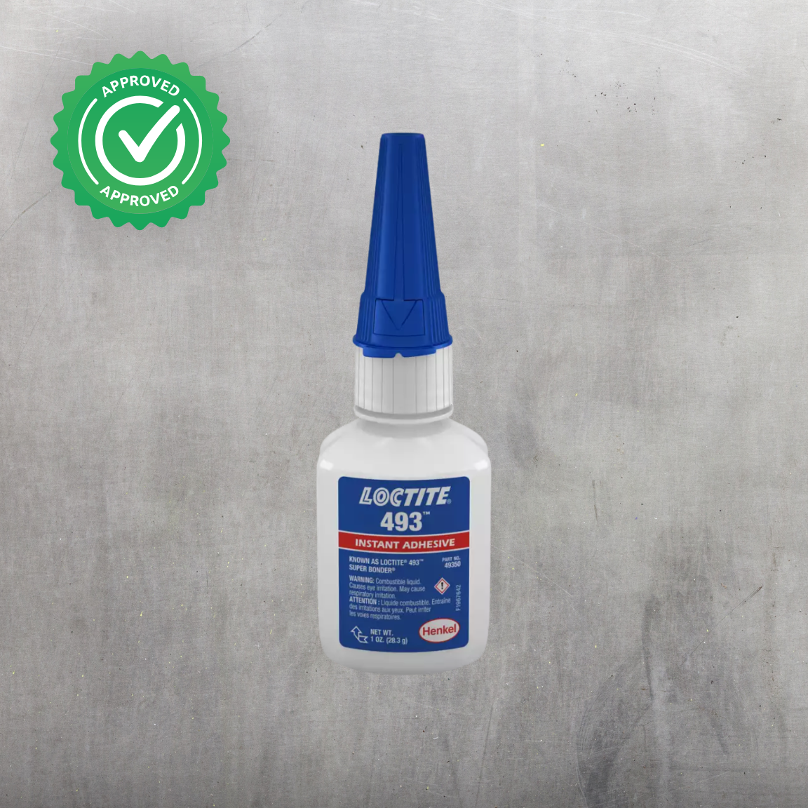 LOCTITE® 493 | Adhesivo Instantáneo Transparente para Metales