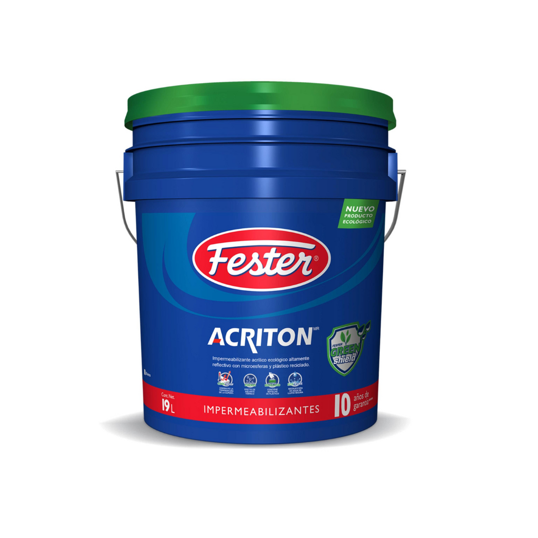 Protege tu hogar con Fester Acriton Green-Shield: Impermeabilizante ecológico con 10 años de garantía