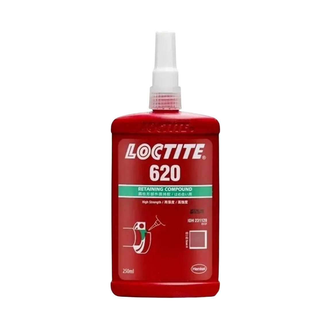 LOCTITE® 620 Retenedor Anaeróbico | Alta resistencia y temperatura (hasta 200°C) para motores y ambientes calientes