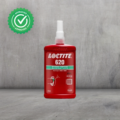 LOCTITE® 620 Retenedor Anaeróbico | Alta resistencia y temperatura (hasta 200°C) para motores y ambientes calientes