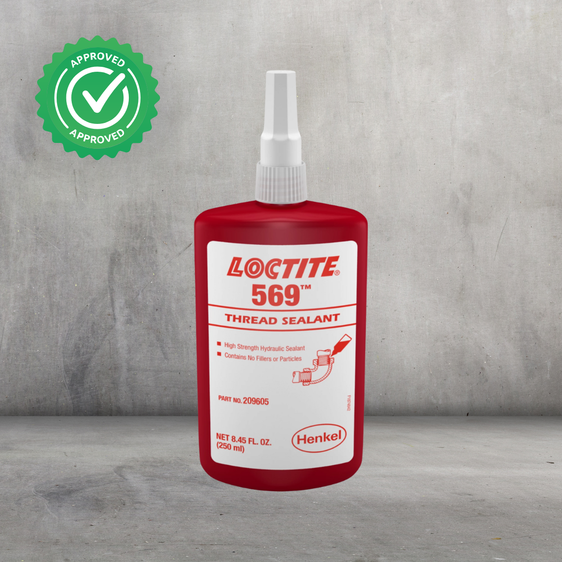 LOCTITE® 569 Sellador para Gas - Loctite | Certificado para sistemas presurizados (2000 kPa)