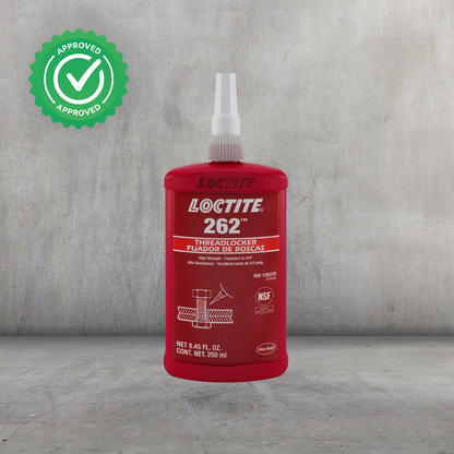LOCTITE® 262 Fijador de Roscas Rojo | Alta resistencia, curado rápido para producción y reparaciones permanentes