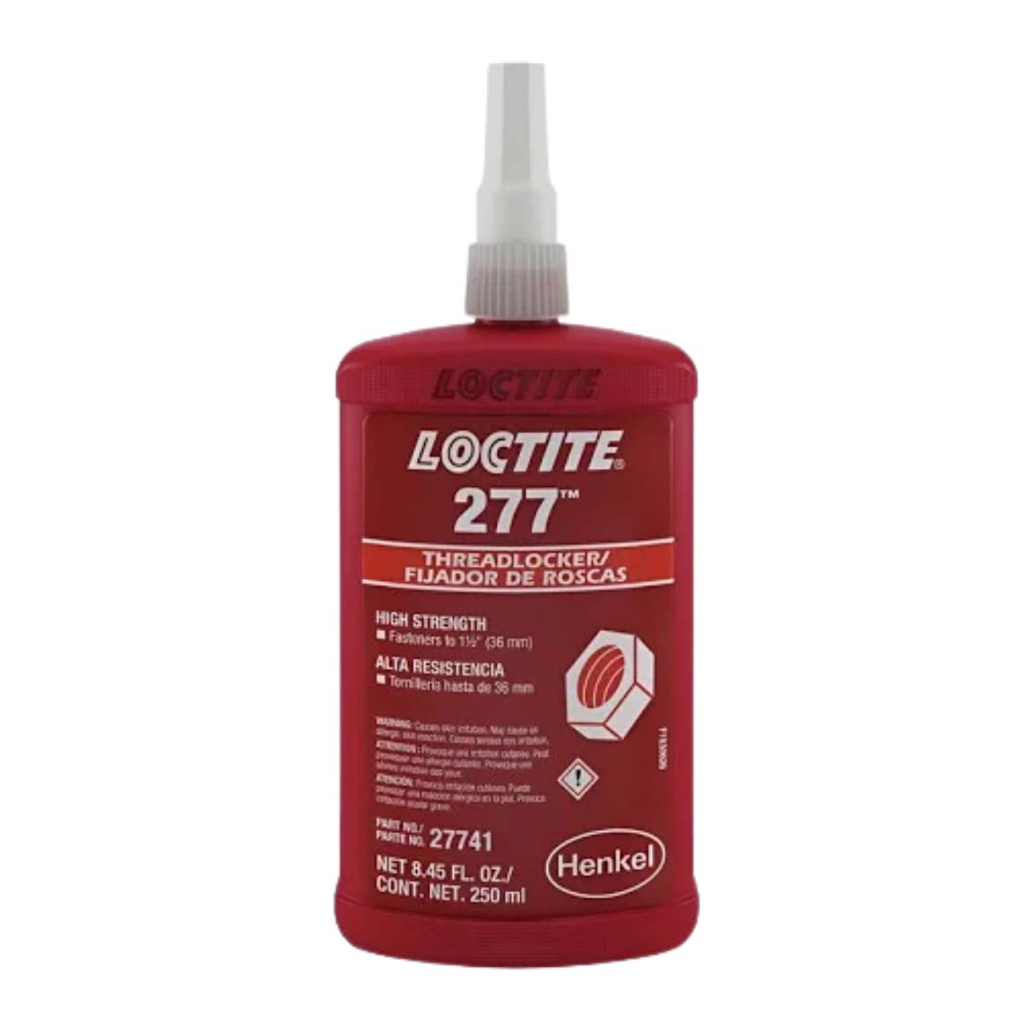 Fijador alta viscosidad pernos robustos Loctite 277