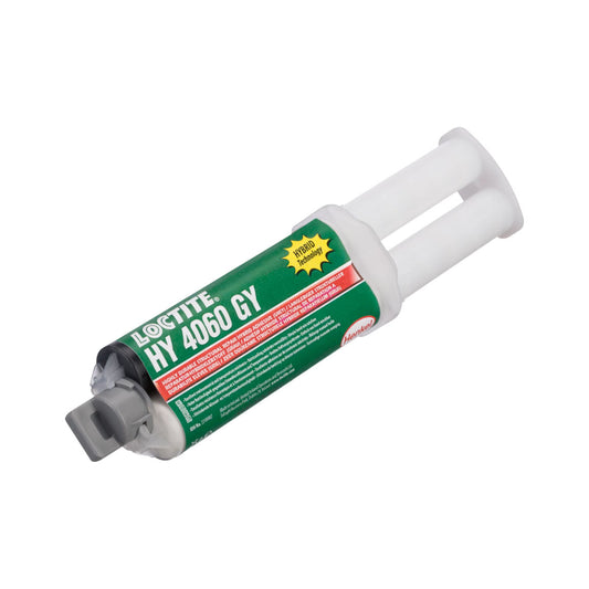 Adhesivo híbrido LOCTITE HY 4060 bicomponente, combina velocidad de cianoacrilato con resistencia de epoxi