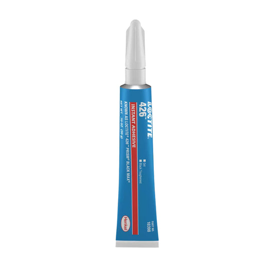Adhesivo Instantáneo Negro en Gel Reforzado con Caucho