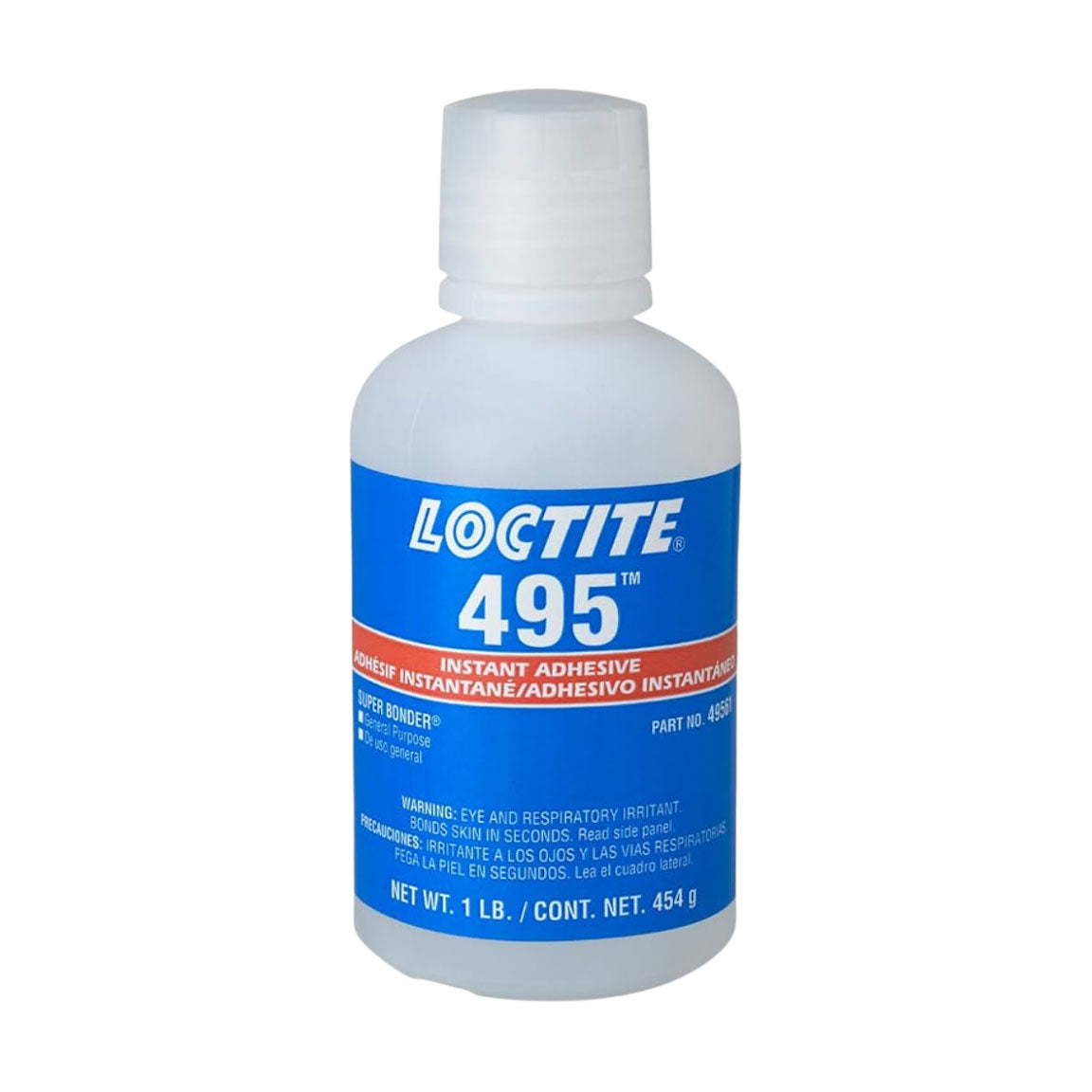 Loctite 495 Adhesivo Instantáneo Versión estándar de baja viscosidad para plásticos y cauchos
