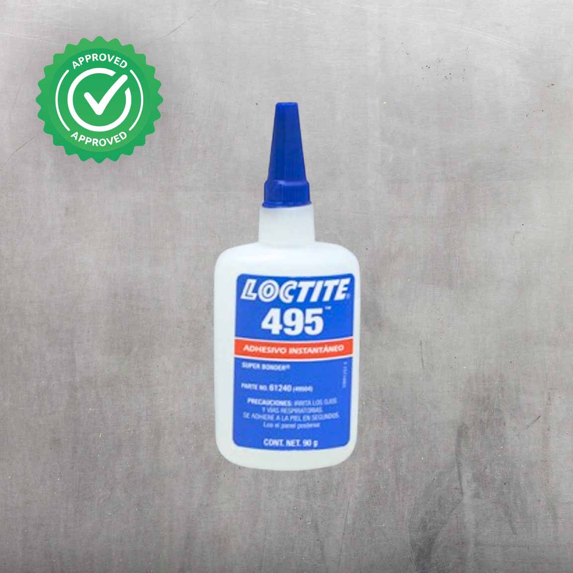 Loctite 495 Adhesivo Instantáneo Versión estándar de baja viscosidad para plásticos y cauchos