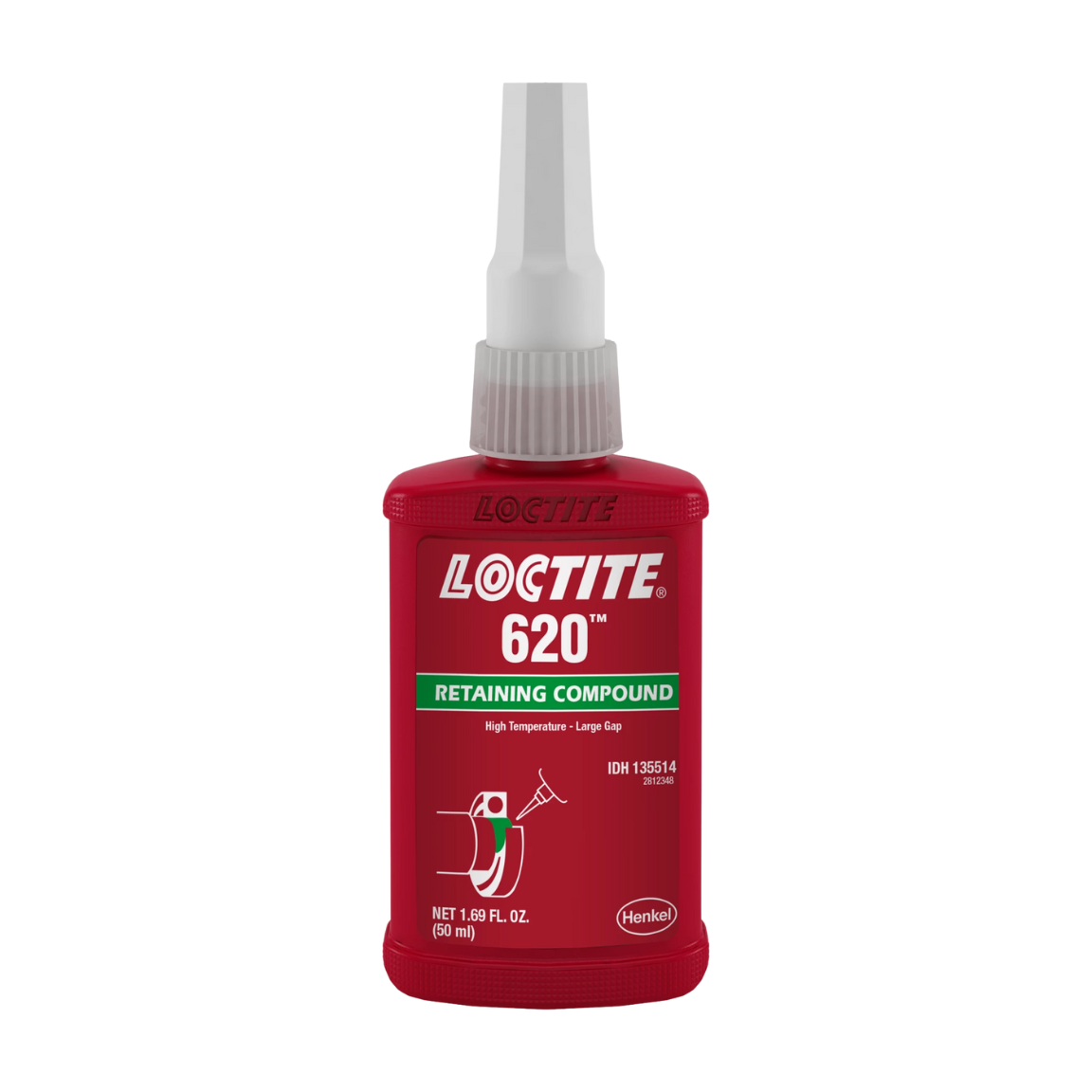 LOCTITE® 620 Retenedor Anaeróbico | Alta resistencia y temperatura (hasta 200°C) para motores y ambientes calientes