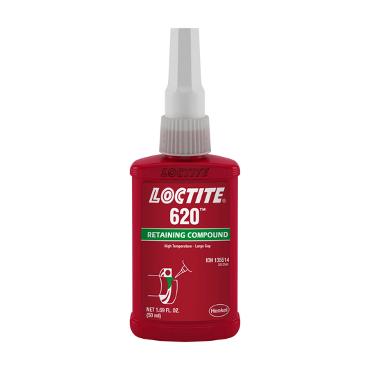 LOCTITE® 620 Retenedor Anaeróbico | Alta resistencia y temperatura (hasta 200°C) para motores y ambientes calientes