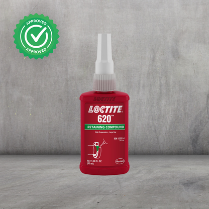LOCTITE® 620 Retenedor Anaeróbico | Alta resistencia y temperatura (hasta 200°C) para motores y ambientes calientes