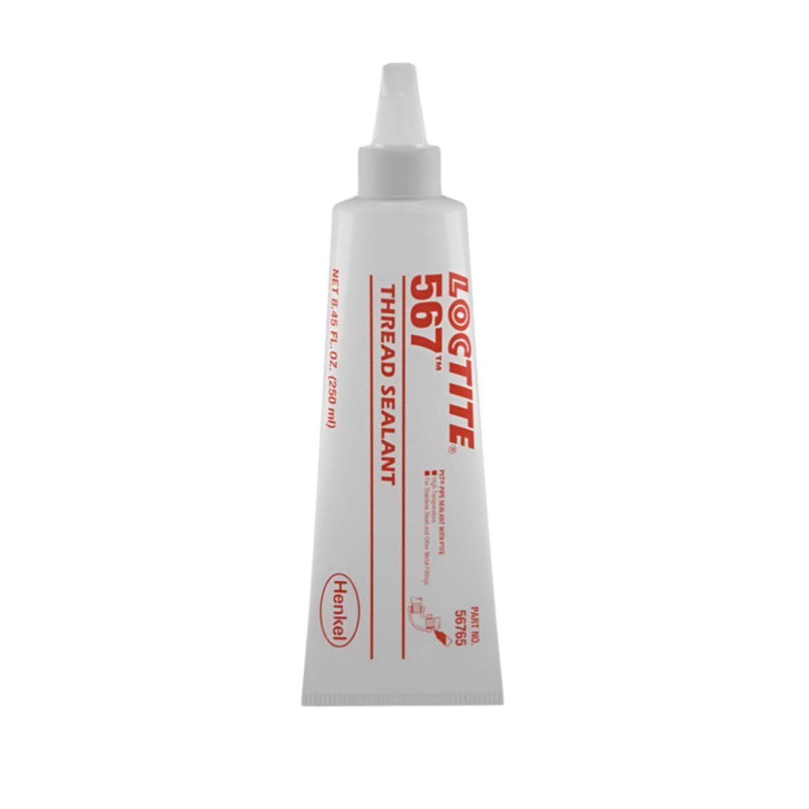 Sellador LOCTITE 567 para tuberías de gran diámetro (hasta M80), alta viscosidad tixotrópica