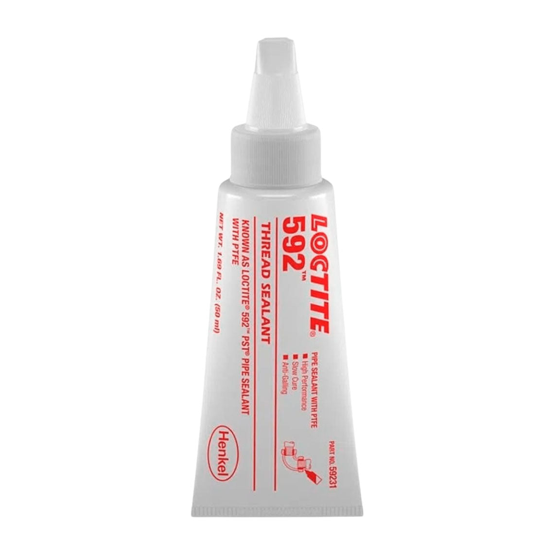 LOCTITE 592 sellador de roscas en pasta para tuberías metálicas resistente a altas temperaturas