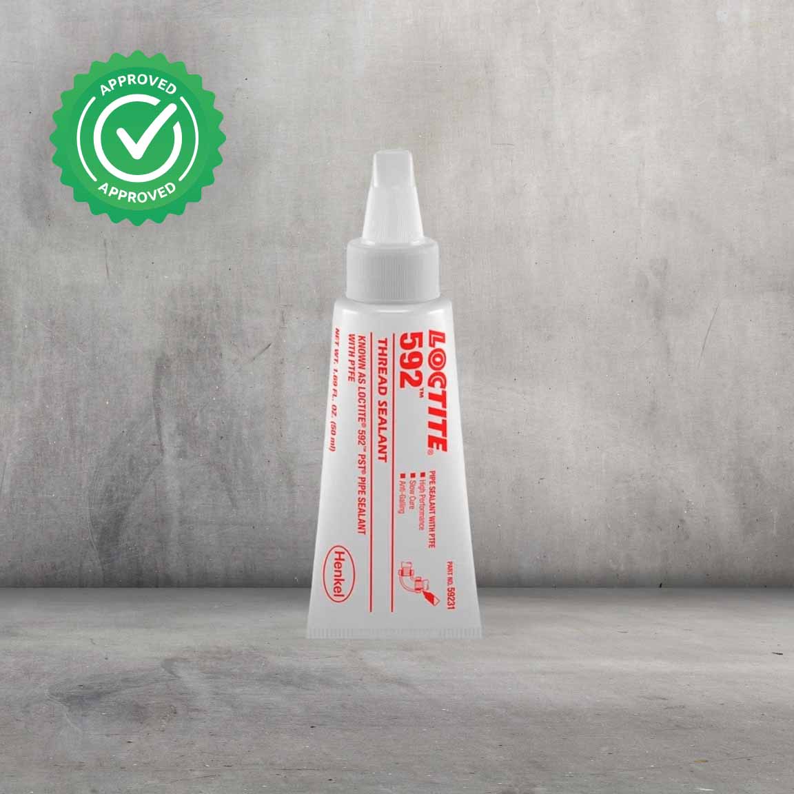 LOCTITE 592 sellador de roscas en pasta para tuberías metálicas resistente a altas temperaturas