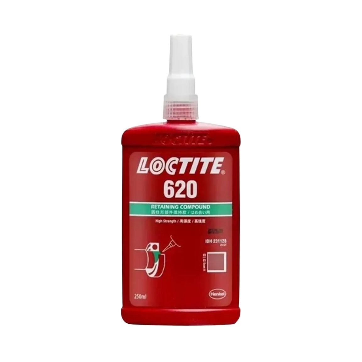 LOCTITE 620 retenedor anaeróbico de alta temperatura para rodamientos y componentes cilíndricos