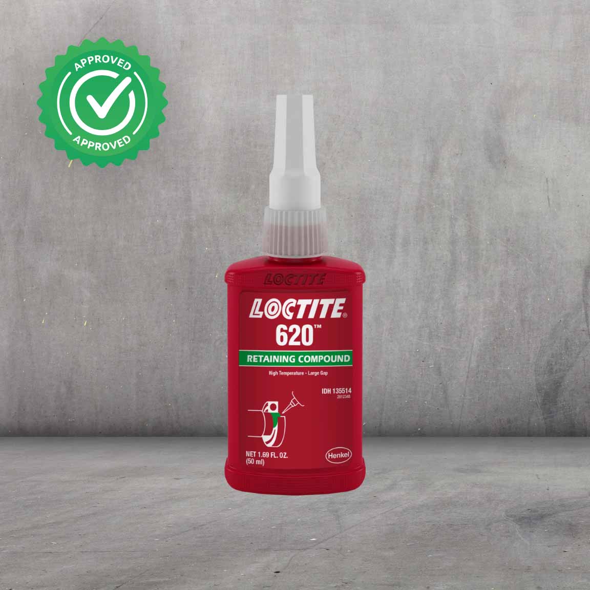 LOCTITE 620 retenedor anaeróbico de alta temperatura para rodamientos y componentes cilíndricos