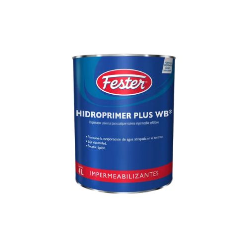 Fester Hidroprimer Plus WB | Imprimador Asfáltico Base Agua | Galón 4 lts