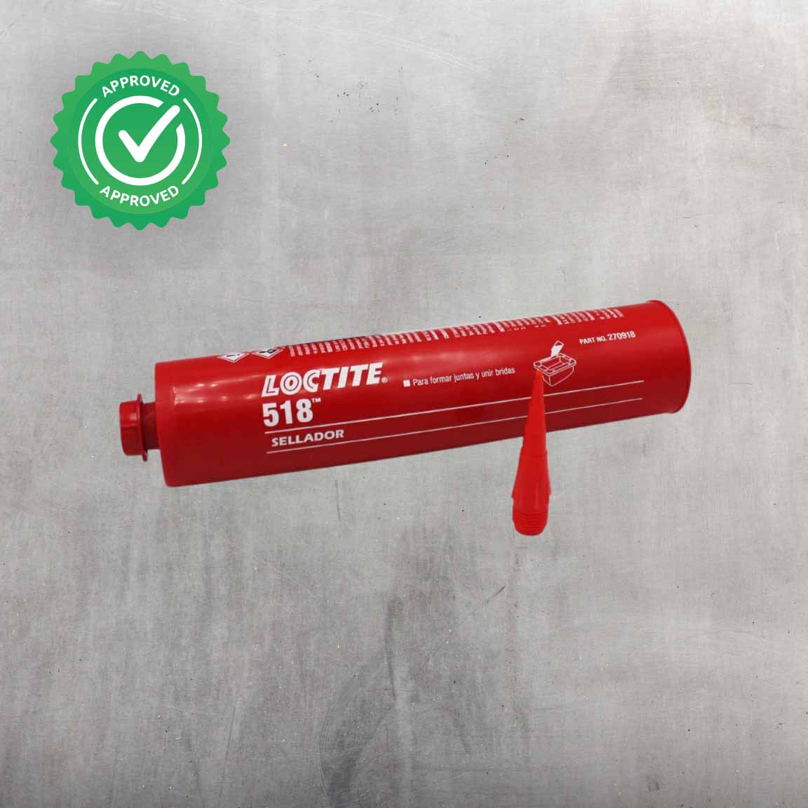 Sellante LOCTITE 515 para juntas de mediana resistencia, proporciona sello inmediato a baja presión
