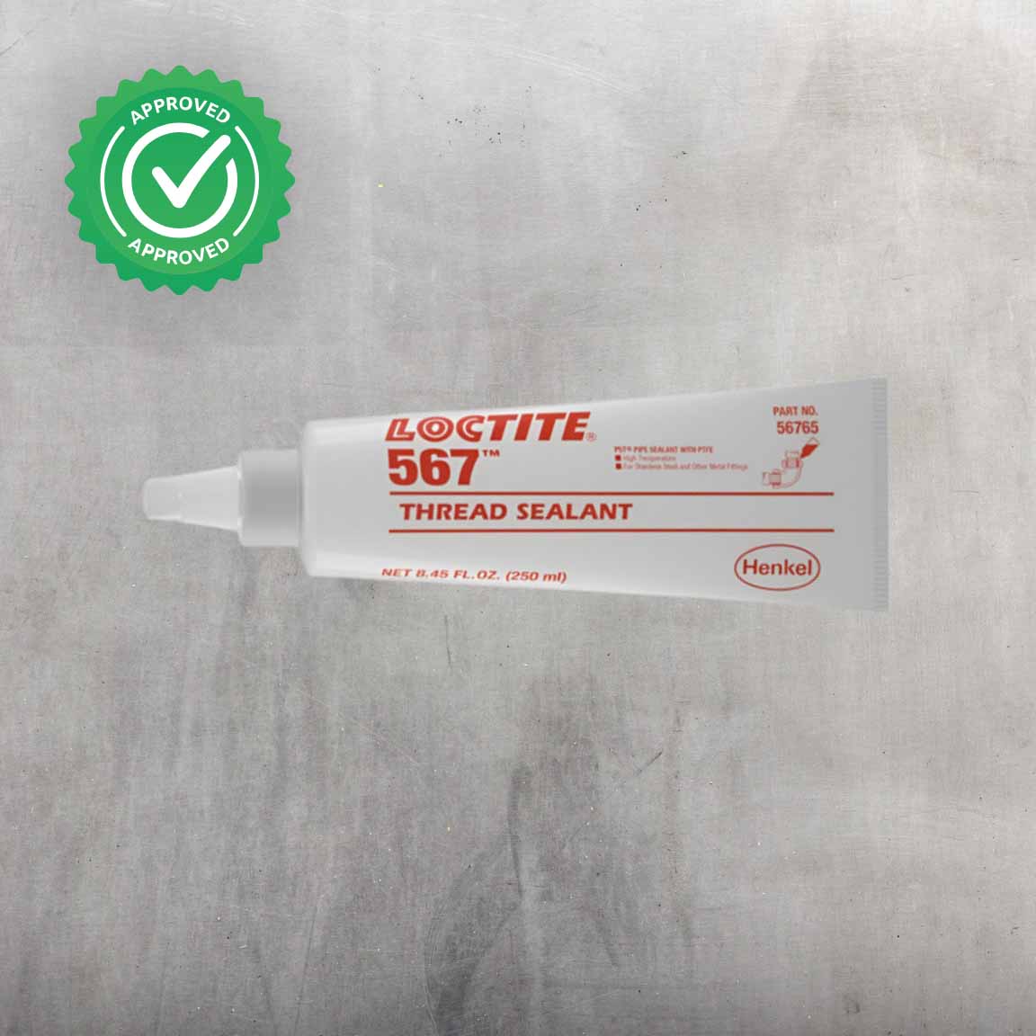 Sellador LOCTITE 567 para tuberías de gran diámetro (hasta M80), alta viscosidad tixotrópica