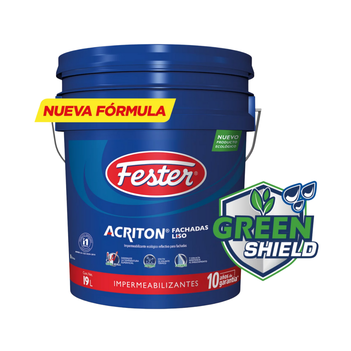 Fester Acriton Fachadas Liso 19L