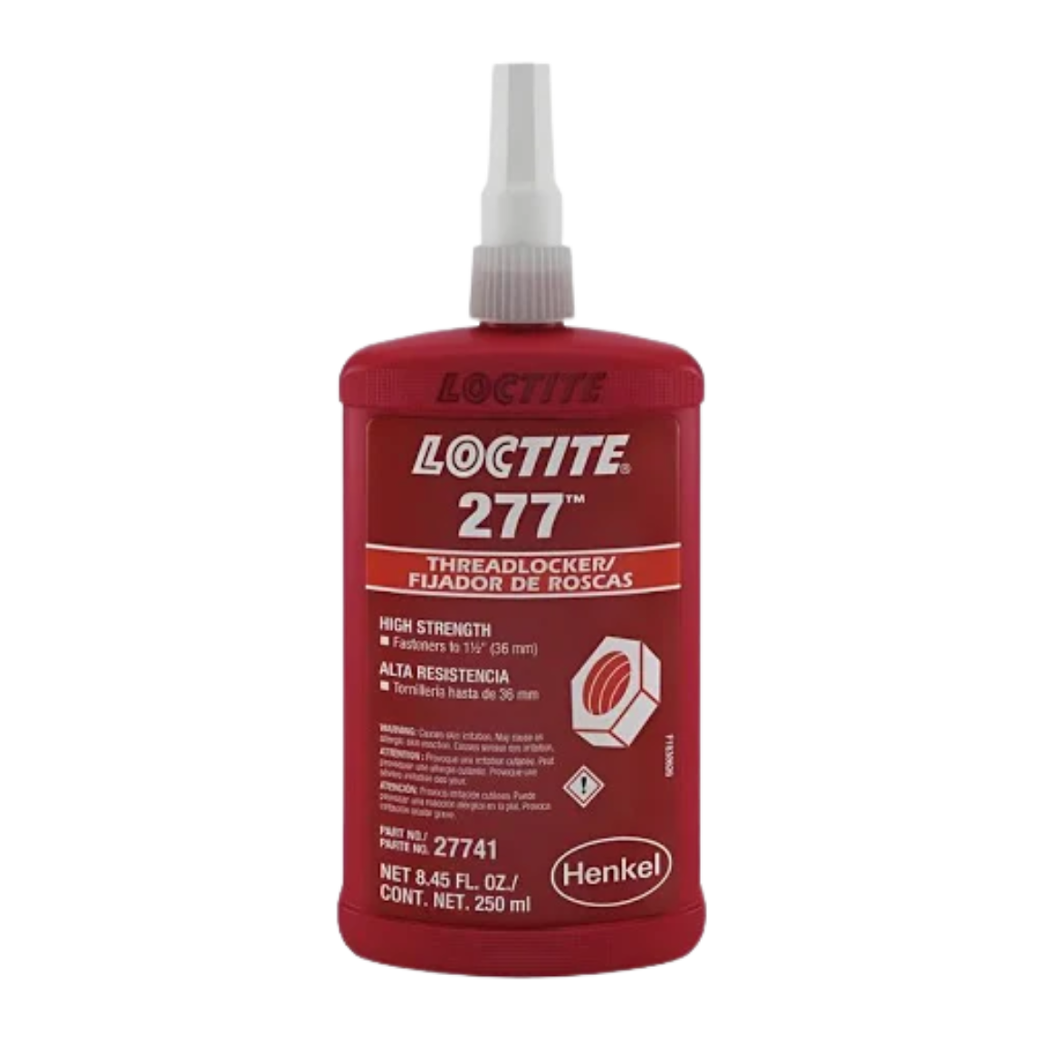 LOCTITE® 277 Fijador de Roscas Alta Viscosidad | Para pernos y prisioneros robustos