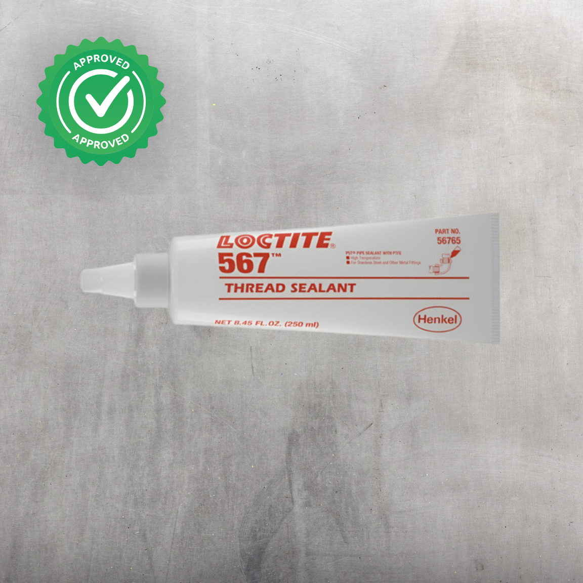 LOCTITE® 567 Sellador para Tuberías - Loctite | Alta viscosidad para roscas hasta M80/R3"