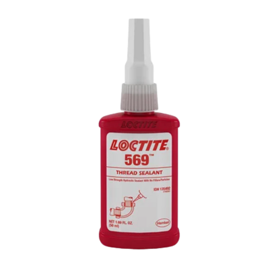  Sellador LOCTITE 569 certificado para sistemas de gas presurizado (2000 kPa), baja viscosidad