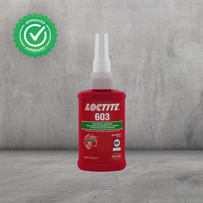 LOCTITE® 603 Retenedor Anaeróbico | Alta resistencia y tolerancia a la contaminación superficial para MRO