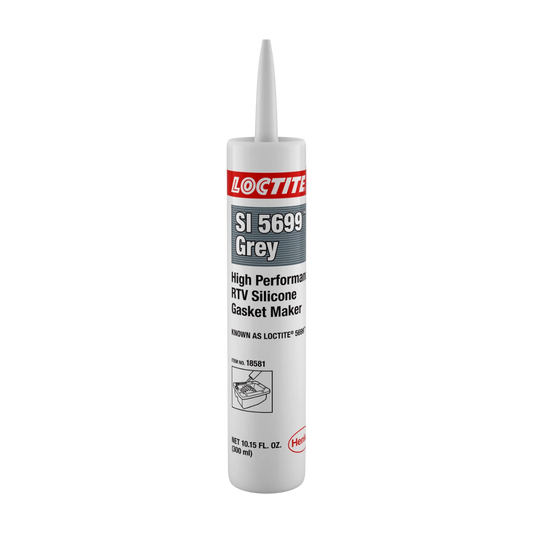  Silicona RTV LOCTITE SI 5699 color gris resistente a agua glicolada y aceites automotrices