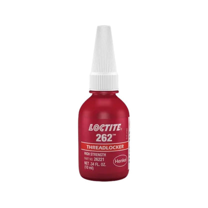 Fijador de roscas LOCTITE 262 color rojo, de alta resistencia y curado rápido para uniones permanentes