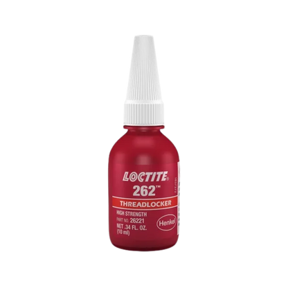 LOCTITE® 262 Fijador de Roscas Rojo | Alta resistencia, curado rápido para producción y reparaciones permanentes