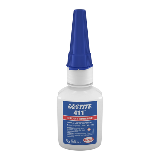 LOCTITE® 411 | Adhesivo Instantáneo de Alta Viscosidad para Relleno de Holguras