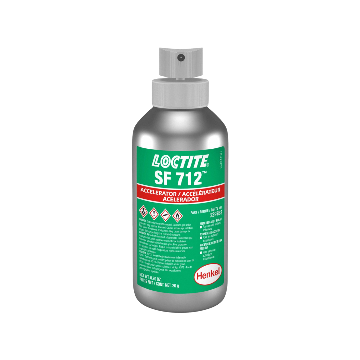 LOCTITE® SF 712 Primer para Baja Temperatura | Activador para condiciones frías (<15°C) y superficies difíciles