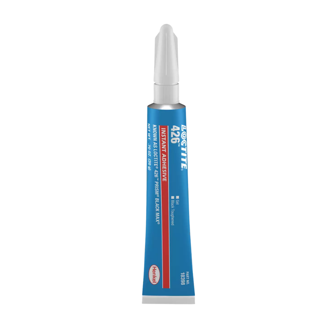 LOCTITE® 426 | Adhesivo Instantáneo Negro en Gel Reforzado con Caucho