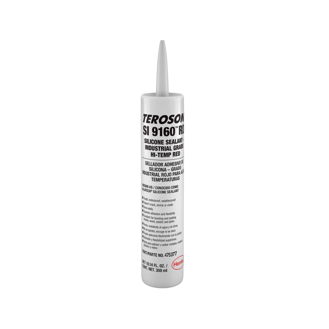 TEROSON® SI 9160 | Sellador de Silicón Antiescurrimiento para Aplicaciones Verticales y Horizontales