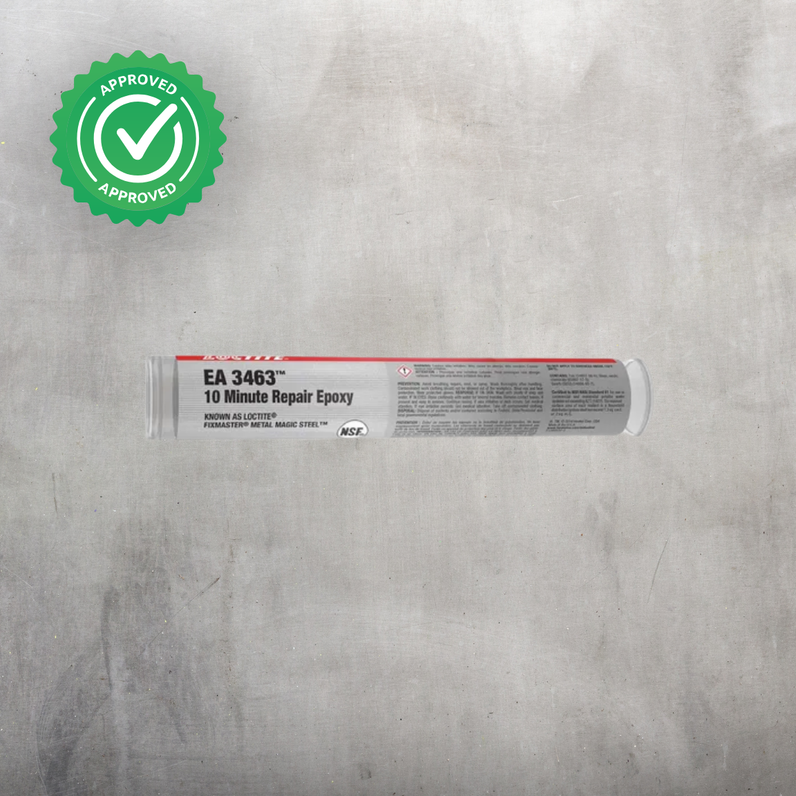 LOCTITE® EA 3463 Metal Magic Steel | Adhesivo Epóxico Bicomponente en Barra para Reparaciones de Emergencia