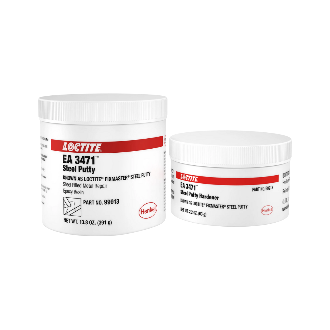LOCTITE® EA 3471 | Masilla Epóxica de Reparación Reforzada con Acero