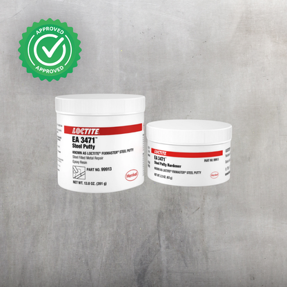 LOCTITE® EA 3471 | Masilla Epóxica de Reparación Reforzada con Acero