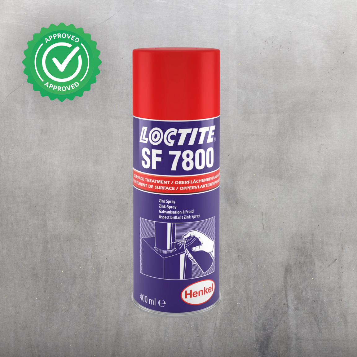 LOCTITE® SF 7800 Recubrimiento Zinc-Aluminio | Protección catódica para metales ferrosos