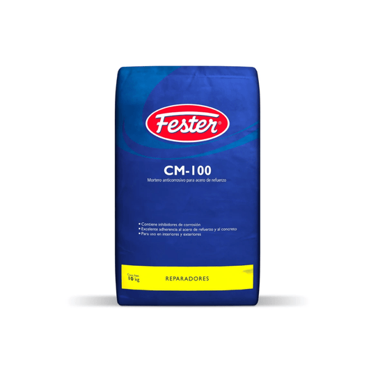 Fester CM-100 mortero anticorrosivo para protección de acero de refuerzo en estructuras de concreto