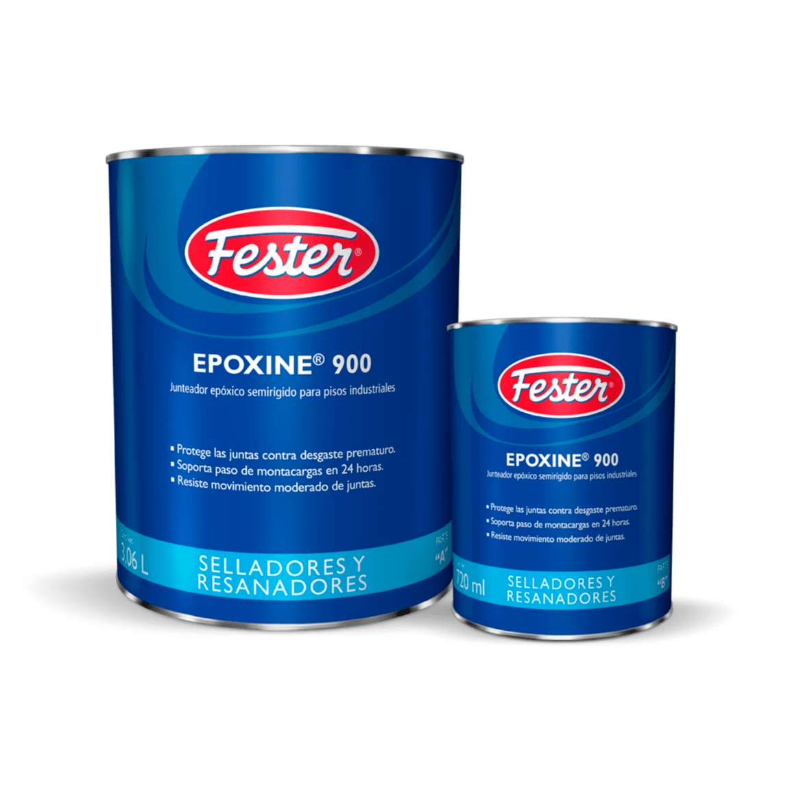 Fester Epoxine 900 sistema epóxico para juntas de concreto protección contra montacargas